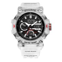 Relógio Esportivo Digital Pulseira De Silicone A Prova D´agua Branco - 1