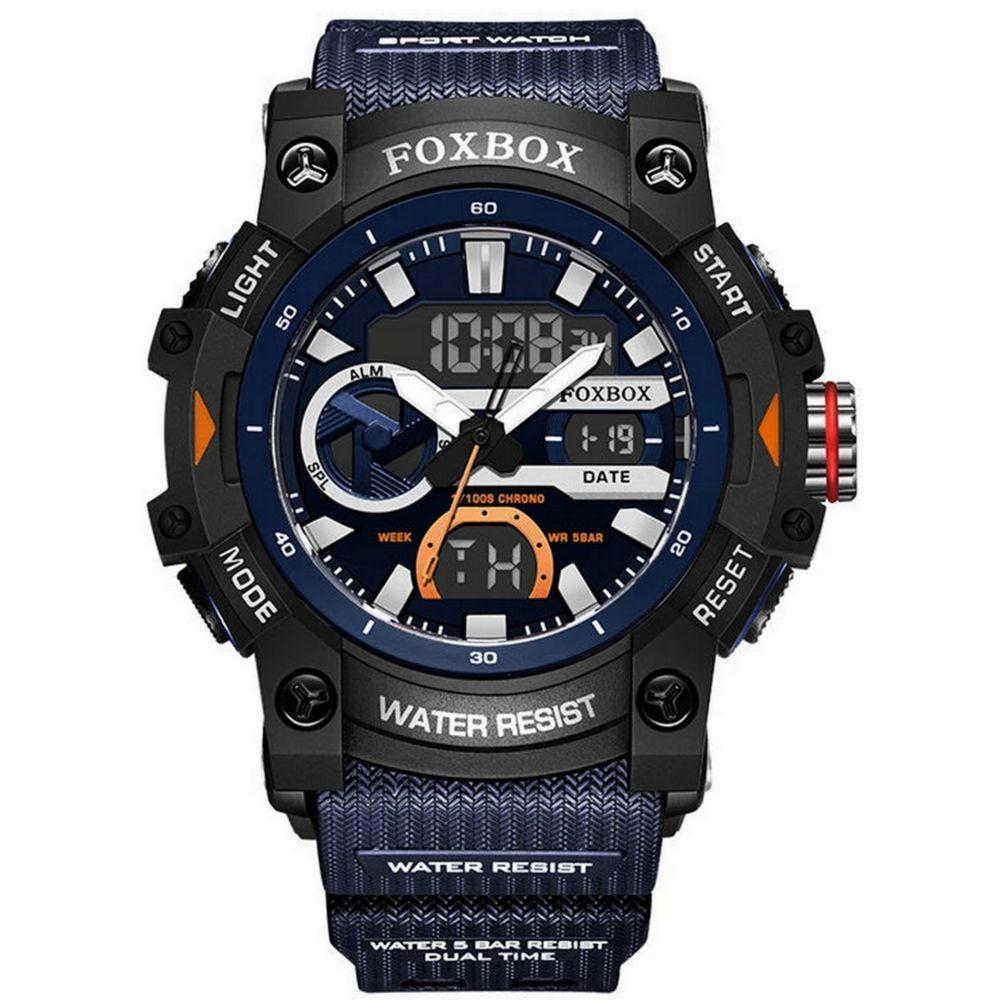 Relógio Esportivo Digital Pulseira De Silicone A Prova D´agua Azul - 1