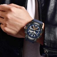 Relógio Esportivo Digital Pulseira De Silicone A Prova D´agua Azul - 3