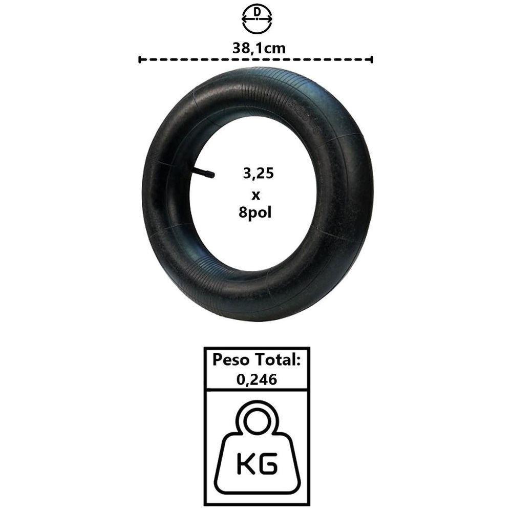 Câmara De Ar Borracha Para Carrinho De Mão 45 50 E 60l - 2