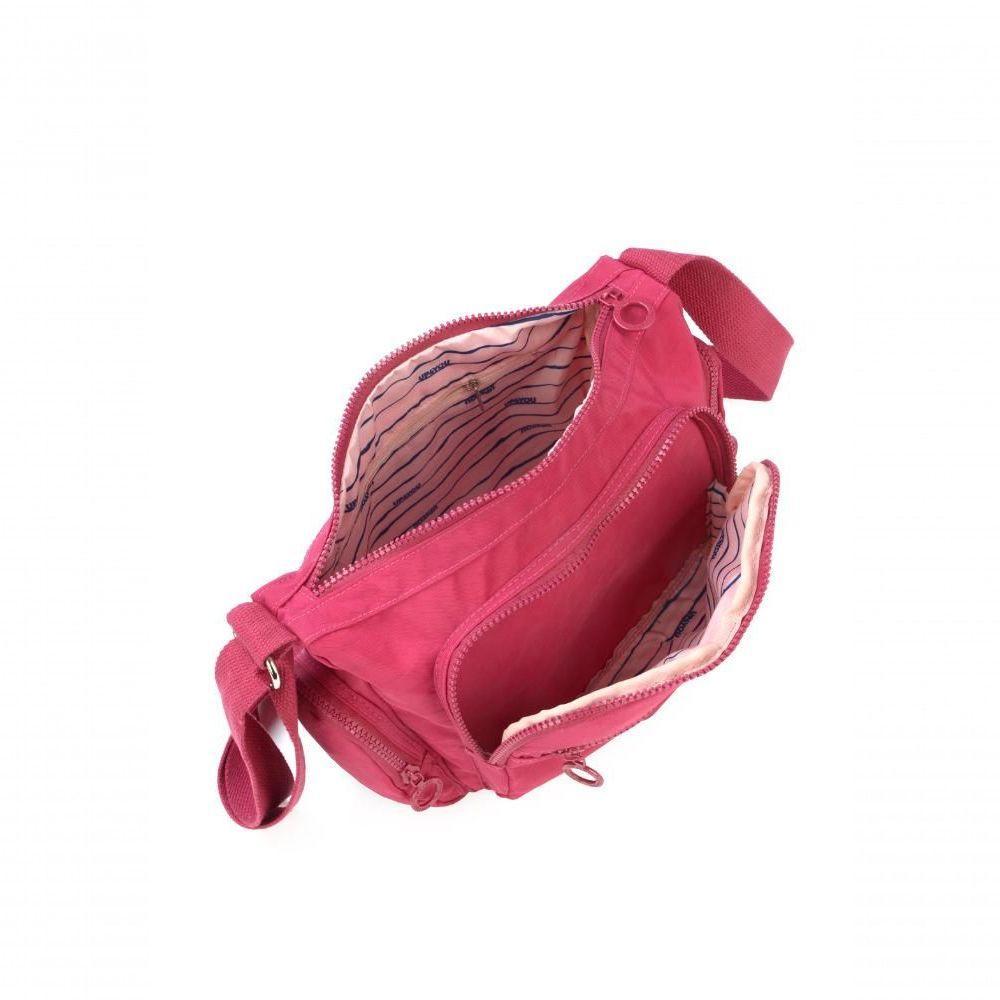 Bolsa Carteiro Pkt Moda Crinkle Up4you Pink - Unico Pink - 6