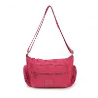 Bolsa Carteiro Pkt Moda Crinkle Up4you Pink - Unico Pink - 1