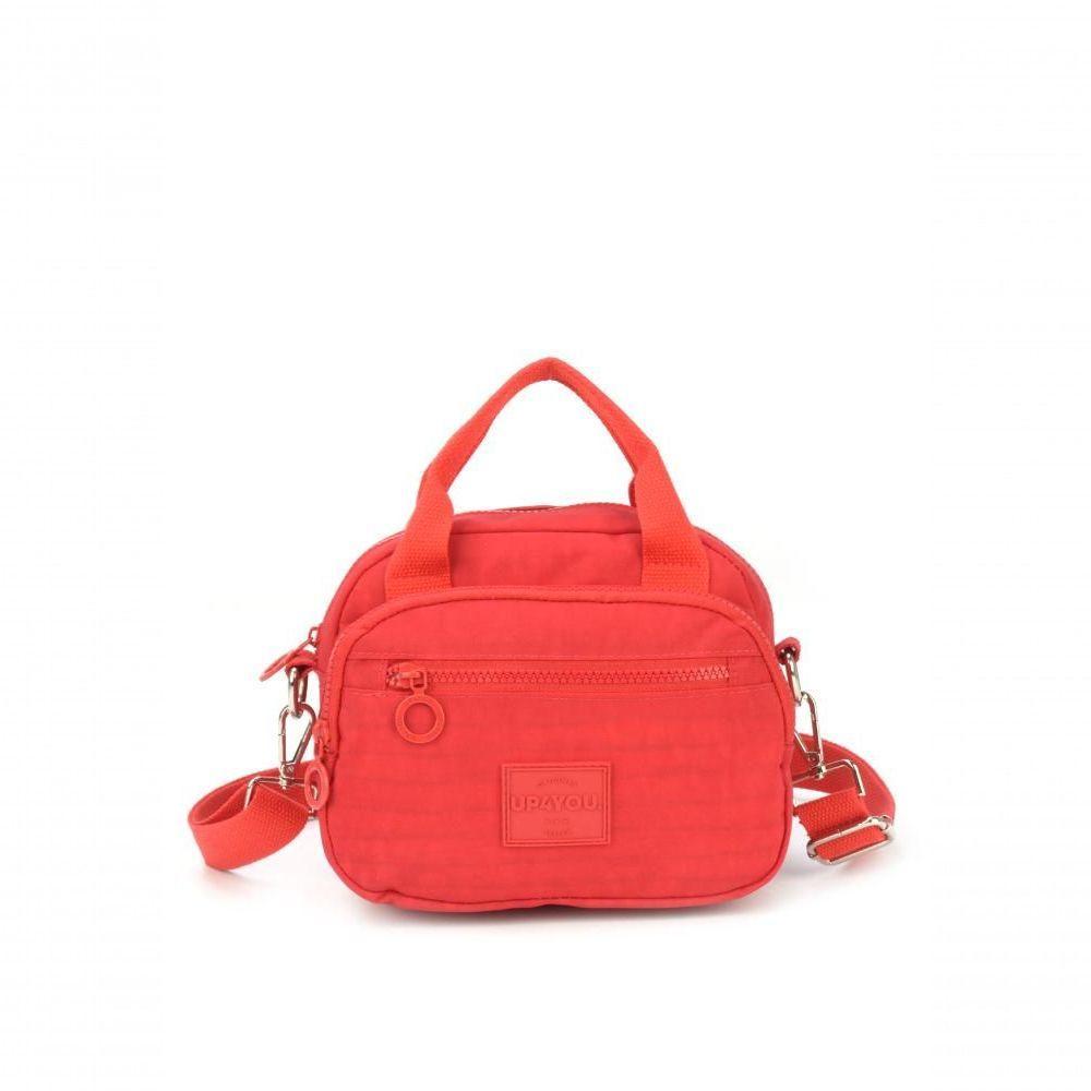 Bolsa Transv 3zps Moda Crinkle Up4you Vermelho - Unico Vermelho - 1
