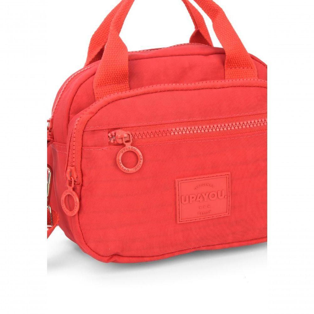 Bolsa Transv 3zps Moda Crinkle Up4you Vermelho - Unico Vermelho - 2