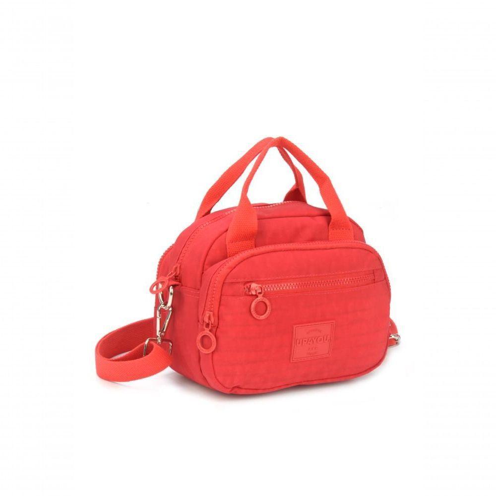 Bolsa Transv 3zps Moda Crinkle Up4you Vermelho - Unico Vermelho - 3