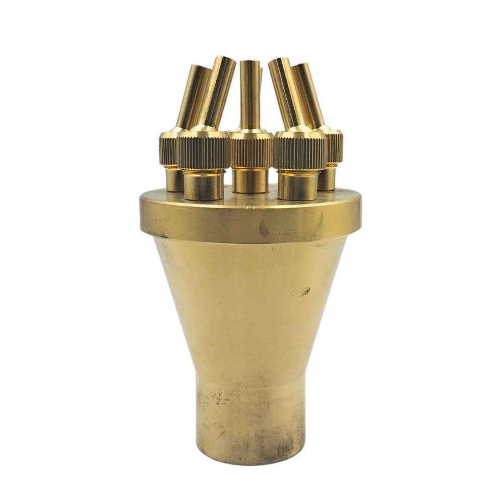 Bico Para Fontes Chafarizes E Lagos Direcionável Multijatos Com Entrada Rosca De 1" - 1