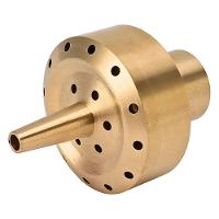 Bico Efeito Chuva Com Jato Central Para Fontes Chafarizes E Lagos Entrada Rosca De 3/4" - 1