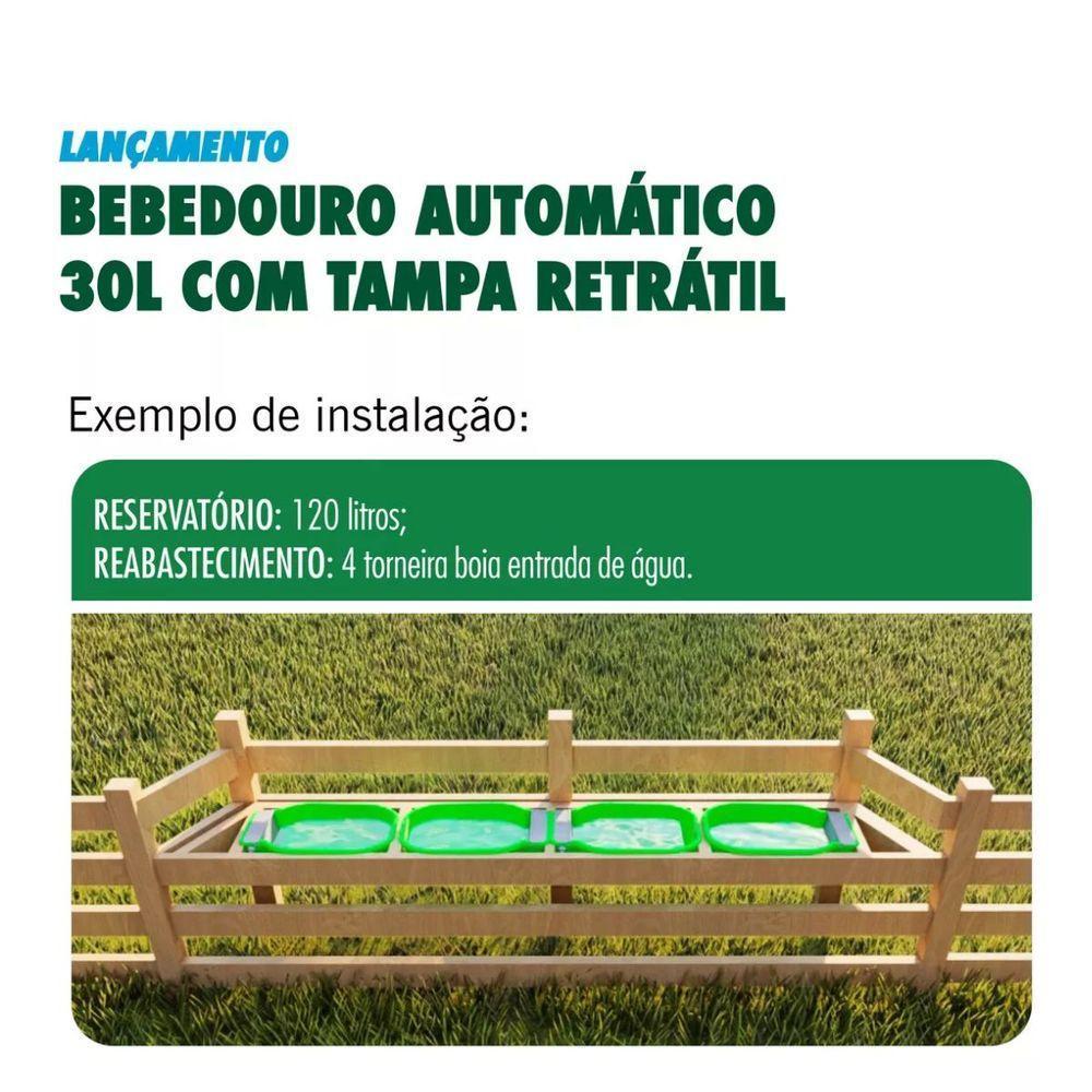 Bebedouro Para Cavalos Gado Bovino Automático Com Bóia 30 Litros Grande - 3