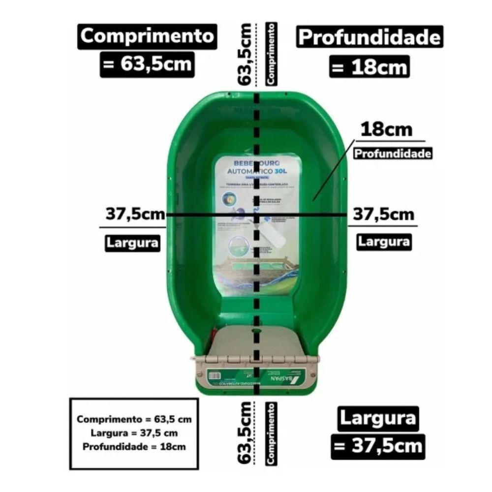 Bebedouro Para Cavalos Gado Bovino Automático Com Bóia 30 Litros Grande - 5