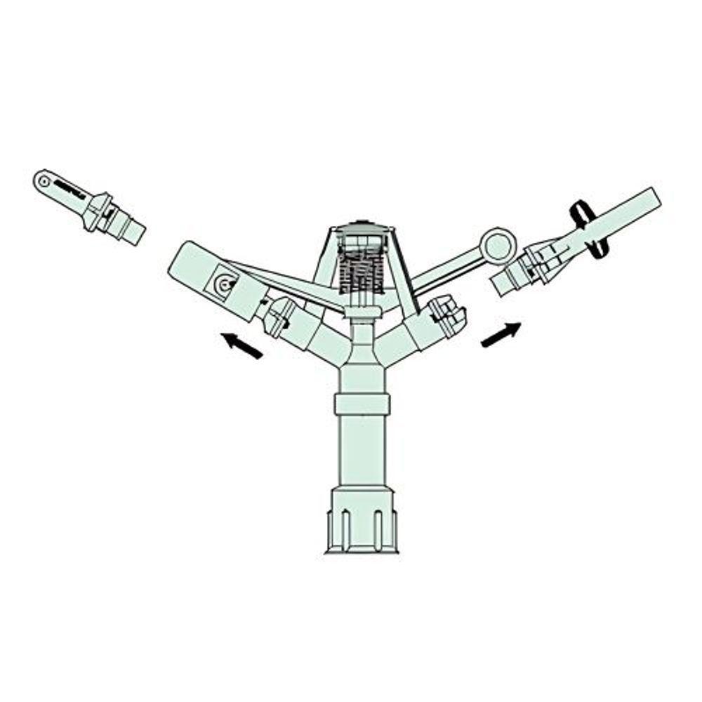 Aspersor Agropolo Ny 30 Bico Longo Verde 1 Pol. 5 X 4,6mm - 4