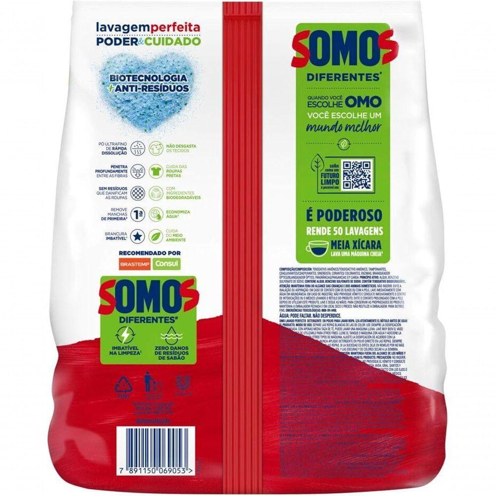 Sabão Em Pó Omo Lavagem Perfeita Pacote Família - 4 Kg - 5
