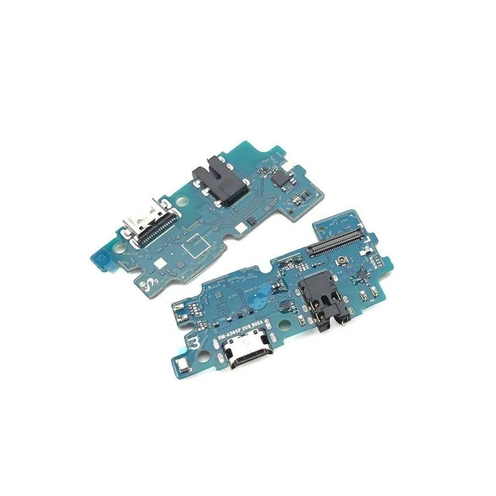 Conector De Carga Flex Com Placa Completa Para A30 A305 - 1