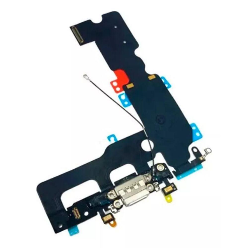 Conector De Carga Flex Placa Compativel Iphone 7 Plus Branco - 1