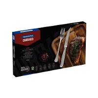 Jogo Para Churrasco Tramontina Zurique Aço Inox Facas Jumbo Fio Serrilhado Alto Brilho 12 Peças Tramontina - 5