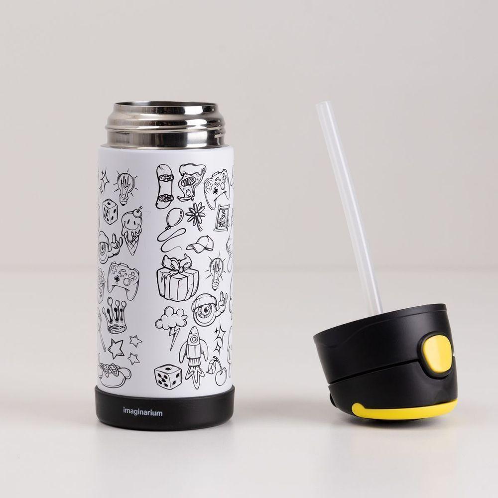 Garrafa Infantil Com Canudo Imagiland - 4