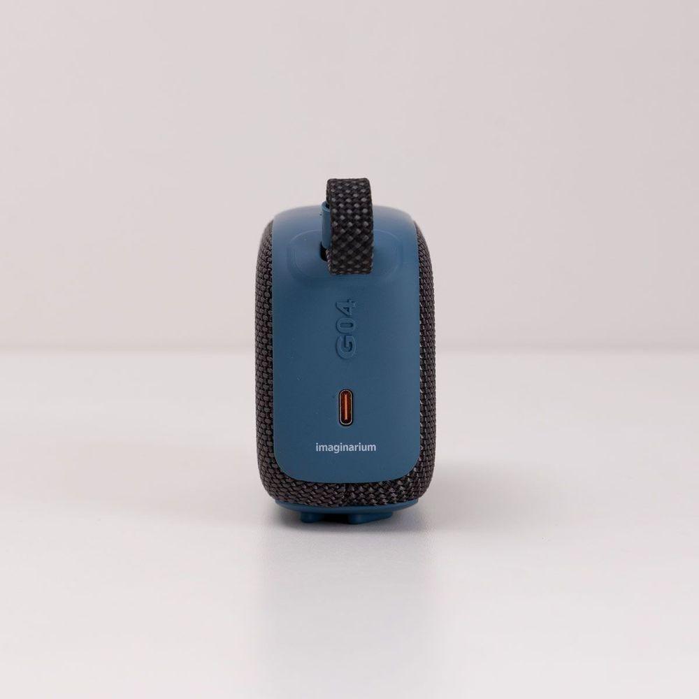 Caixa De Som Portatil Com Alca Azul - 2