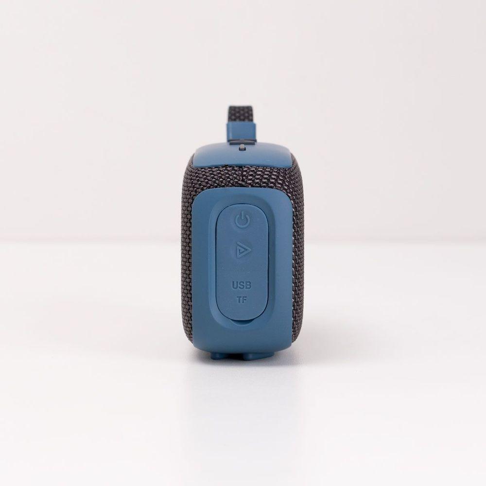 Caixa De Som Portatil Com Alca Azul - 4