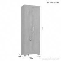 Armário Multiuso Mucuri 2 Portas Jcm Movelaria Café - 3