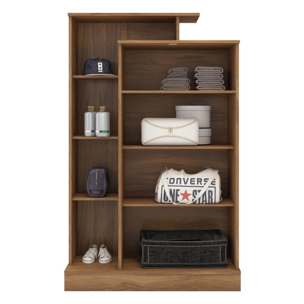 Armário Multiuso Sapateira 2 Portas Com Chave Elite Amêndola Touch Off White - 8