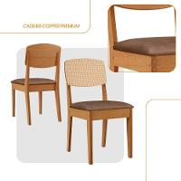 Conjunto Com 2 Cadeiras MDF Copper Premium Tork/Naturale - 3