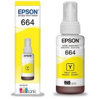 Refil Garrafa De Tinta Amarelo T664 664 Original Epson L220 L1300 L395 L396 L355 - 1