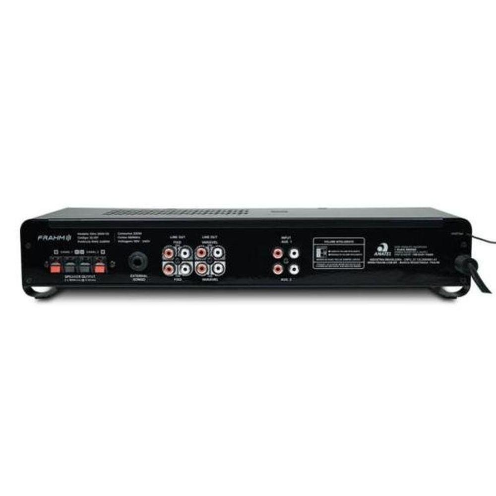 Amplificador Receiver Frahm 160w Rms Slim 2500 G5 Bt Usb Sd - 3