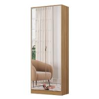 Armário Multiuso Sapateira 2 Portas Com Espelho E 1 Gaveta Grife Amêndola Touch - 6