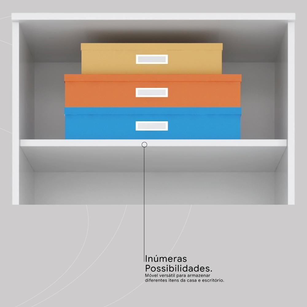 Armário Multiuso Sapateira 2 Portas Golden Branco - 6