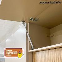 Armário De Cozinha Completa Com Balcão Com Tampo 12 Portas Urbane Freijó Supremo Com Ripado - 6