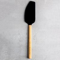 Espátula Batedora Bambu E Silicone Preto Cozinha Kitchenaid