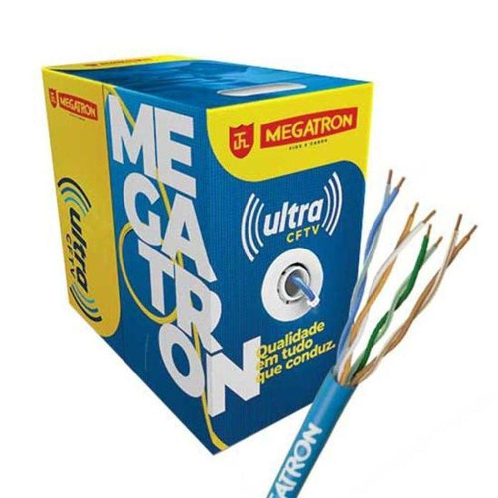Cabo Ultra Cftv 4px24awg 300m Megatron Branco - Cx - 300 - 1