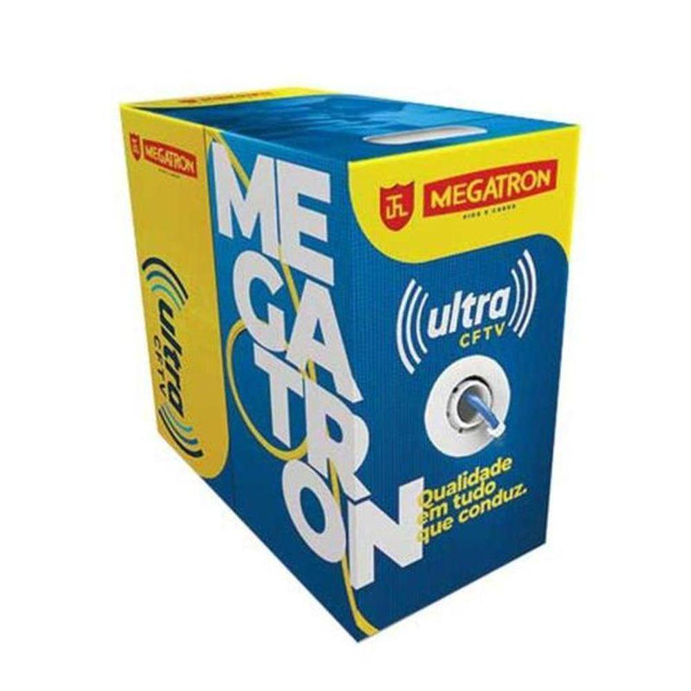 Cabo Ultra Cftv 4px24awg 300m Megatron Branco - Cx - 300 - 3