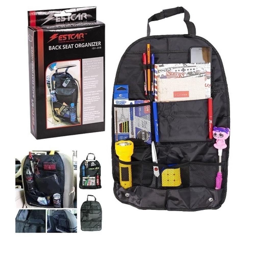 Bolsa Organizador Para Carro Com Suporte E Compartimentos - 5