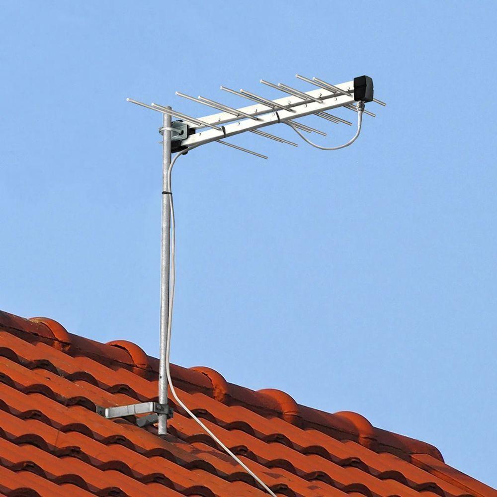Antena Digital Externa Log Para Tv Hdtv-uhf-4k 12dbi 20 Ele - 3