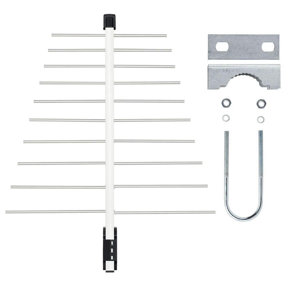 Antena Digital Externa Log Para Tv Hdtv-uhf-4k 12dbi 20 Ele - 4