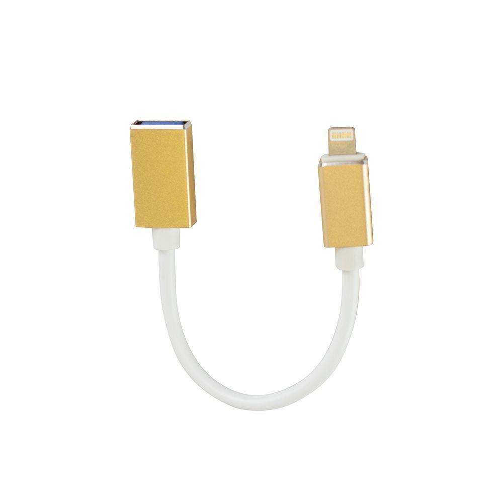Cabo Otg Evus C-078 Lightning X Usb 2.0 15cm - 2