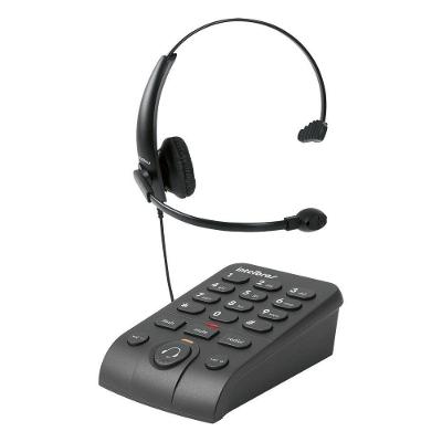 Telefone Headset Intelbras Hsb-50 Para Telemarketing Com Fio 4013330