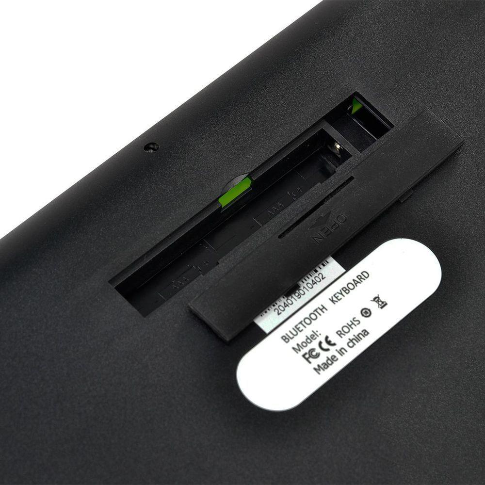 Teclado Sem Fio Bluetooth 3.0 Dynamic Smart Abnt Com Suporte Para Tablet Ou Celular - Preto - Dt200 - 4