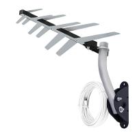 Antena Externa Digital Aquario Dtv-1500 Full Hd 10mt Cabo - 1