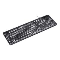 Teclado Usb Multimidia Slim Chocolate Teclas Redondas Led Branco 1.8m - Tc200 - 5