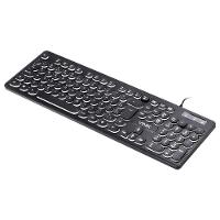 Teclado Usb Multimidia Slim Chocolate Teclas Redondas Led Branco 1.8m - Tc200 - 7