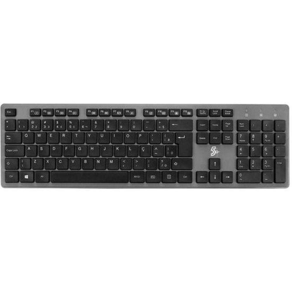 Teclado Sem Fio 5+ Premium Preto - 2