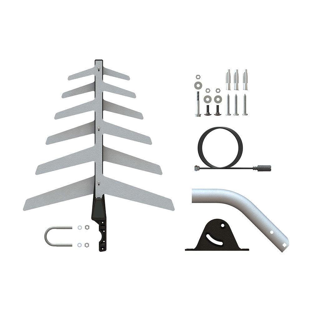 Antena Externa Digital Para Tv 2 Em 1 Hdtv-uhf Dtv-1500... - 3