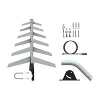 Antena Externa Digital Para Tv 2 Em 1 Hdtv-uhf Dtv-1500... - 3