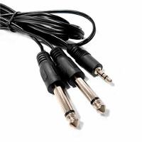 Cabo P2 Stereo Para 2xp10 Mono Metal - 1