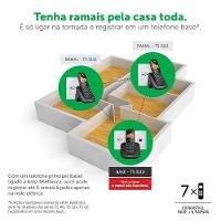 Telefone Sem Fio Intelbras Ts3112 Ramal Branco - 4