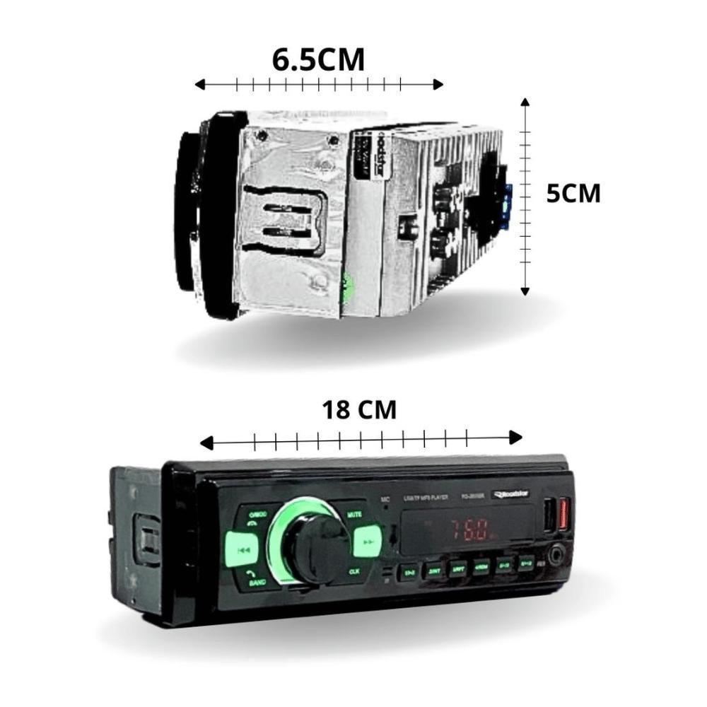 Auto Radio Bluetooth Roadstar Rs2605br Es - 2