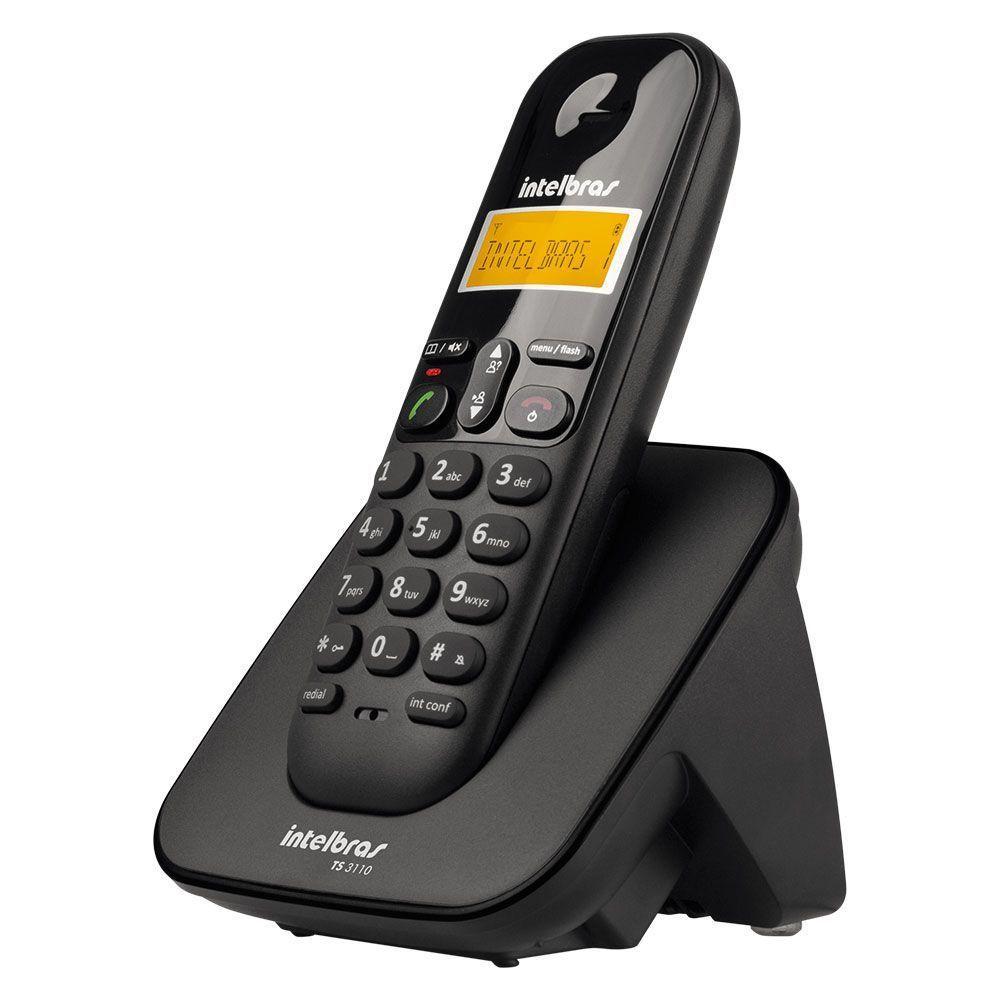 Telefone Sem Fio Intelbras Ts 3110 Preto - 2