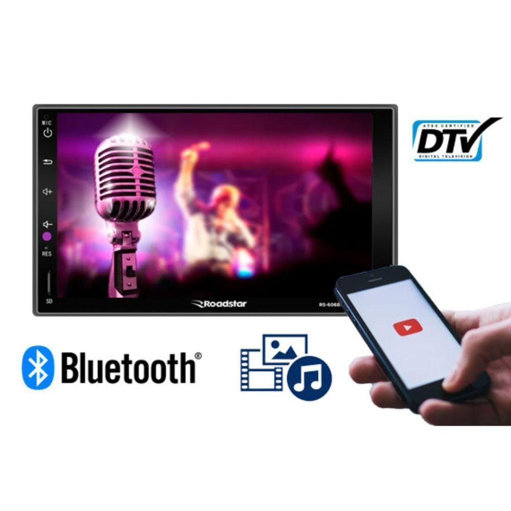 Central Multimidia Roadstar Rs606br 7 Mp6 Com Tv Digital - 4
