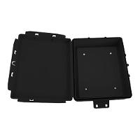 Caixa Hermetica Multitoc Preta Vedada 25x20x8 Completa - 1